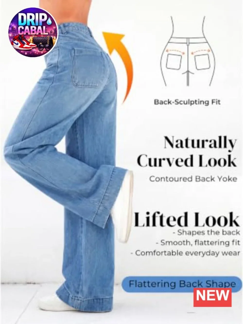 Wide Leg Distressed High Waist Stretchy Baggy Denim Jeans Women Y2K Pants